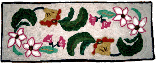 Antique Flower Piano Bench
hooked by Gay Wing Antique Flower Piano Bench
hooked by Gay Wing