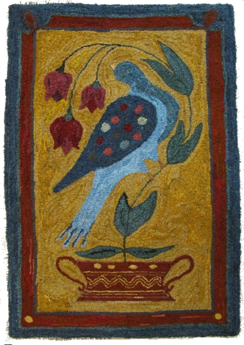 Bird Song
hooked by Sue Dufault Bird Song
hooked by Sue Dufault