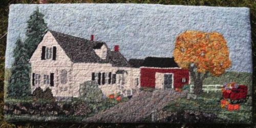 Carol's House Rug
hooked by Carol Johnson
(taught by Cherylyn Brubaker) Carol's House Rug
hooked by Carol Johnson
(taught by Cherylyn Brubaker)