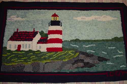 West Quoddy Lighthouse
hooked by Tinker Dunham West Quoddy Lighthouse
hooked by Tinker Dunham