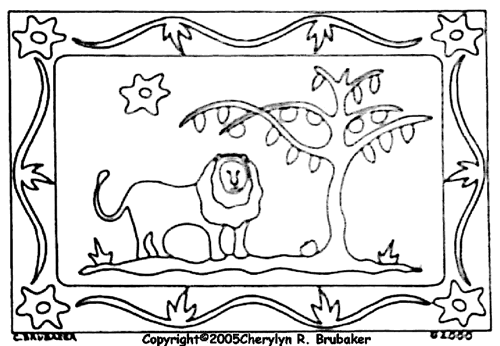 C-119 Loyal Lion Rug
23.5" x 35.5"    Monks: $59      Linen: $71

C-119A Loyal Lion Mat
15" x 22"       Monks: $33      Linen: $45