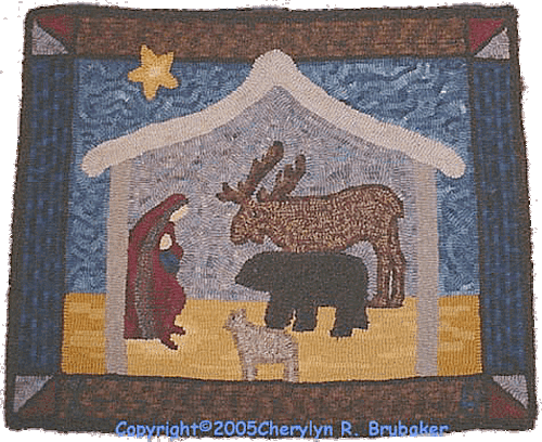 C-102 Maine Christmas Mat
16" x 20"
Monks: $33      Linen: $41